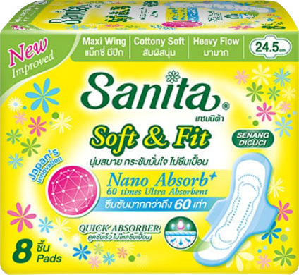 Sanita Soft & Fit – Maxi Maxi Wing pack